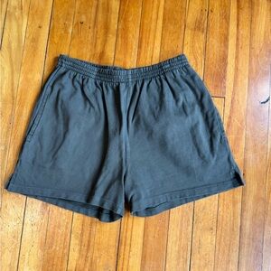 Brandy Melville Green sweatpant Shorts